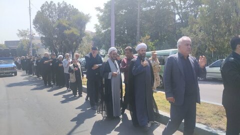 تصاویر/ عزاداری مردم شهرستان خوی در سالروز شهادت امام حسن عسکری (ع)
