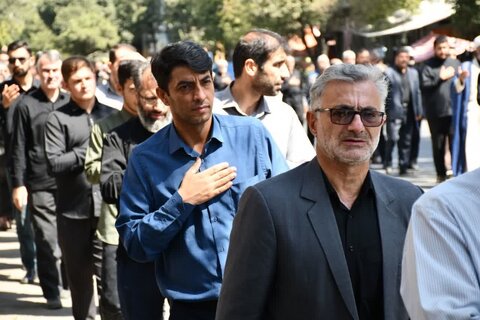 تصاویر/ عزاداری مردم شهرستان خوی در سالروز شهادت امام حسن عسکری (ع)