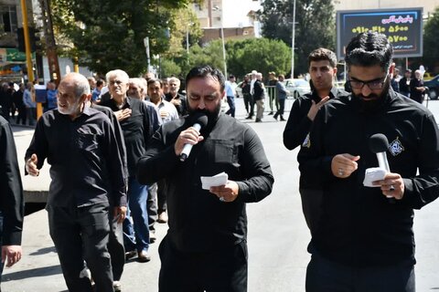 تصاویر/ عزاداری مردم شهرستان خوی در سالروز شهادت امام حسن عسکری (ع)