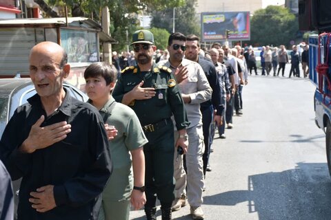 تصاویر/ عزاداری مردم شهرستان خوی در سالروز شهادت امام حسن عسکری (ع)