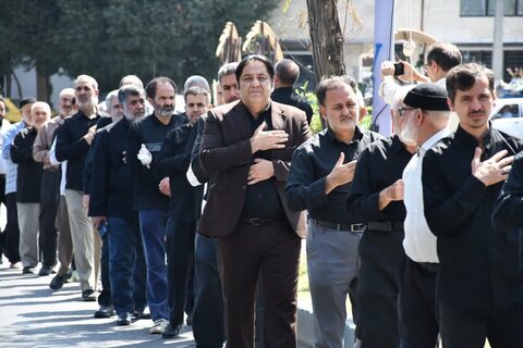 تصاویر/ عزاداری مردم شهرستان خوی در سالروز شهادت امام حسن عسکری (ع)