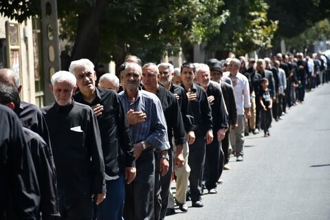 تصاویر/ عزاداری مردم شهرستان خوی در سالروز شهادت امام حسن عسکری (ع)