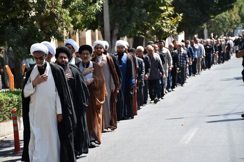 تصاویر/ عزاداری مردم شهرستان خوی در سالروز شهادت امام حسن عسکری (ع)