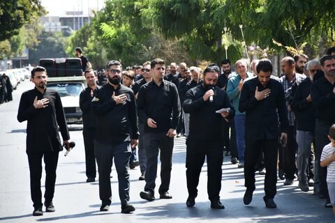 تصاویر/ عزاداری مردم شهرستان خوی در سالروز شهادت امام حسن عسکری (ع)