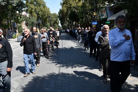 تصاویر/ عزاداری مردم شهرستان خوی در سالروز شهادت امام حسن عسکری (ع)
