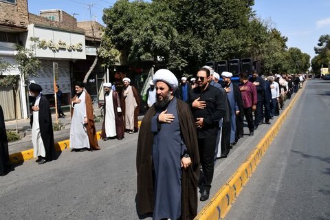 تصاویر/ عزاداری مردم شهرستان خوی در سالروز شهادت امام حسن عسکری (ع)