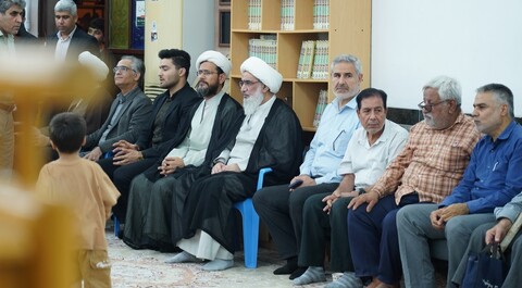 تصاویر/ برگزاری آیین پاسداشت چهره ماندگار قرآنی استان در گلزار شهدای بوشهر