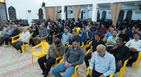 تصاویر/ برگزاری آیین پاسداشت چهره ماندگار قرآنی استان در گلزار شهدای بوشهر