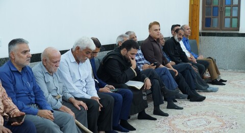 تصاویر/ برگزاری آیین پاسداشت چهره ماندگار قرآنی استان در گلزار شهدای بوشهر