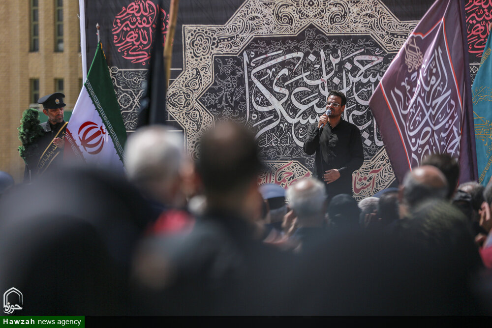 تشرف دسته های عزاداری به آستان مقدس مسجد جمکران