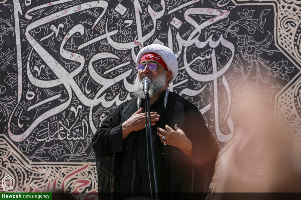 تشرف دسته های عزاداری به مسجد مقدس جمکران + عکس