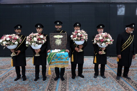 تصاویر/ تجلیل از خادمین اربعین