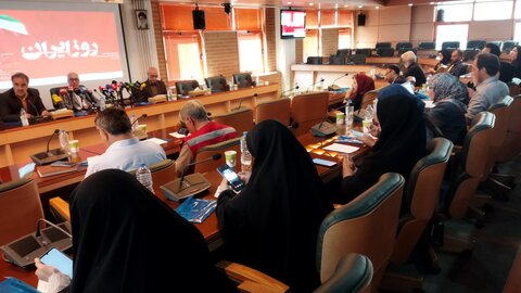 تصاویر/ نشست خبری نمایشگاه عکس «۱۲ روز ایران»