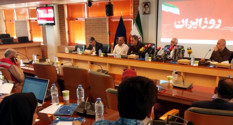 تصاویر/ نشست خبری نمایشگاه عکس «۱۲ روز ایران»