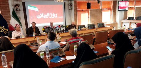 تصاویر/ نشست خبری نمایشگاه عکس «۱۲ روز ایران»