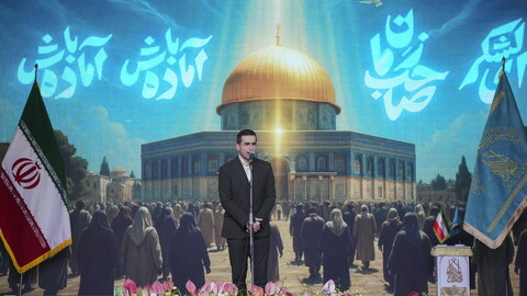تصاویر/ اجتماع لشکریان صاحب الزمان(عج) در مسجد مقدس جمکران