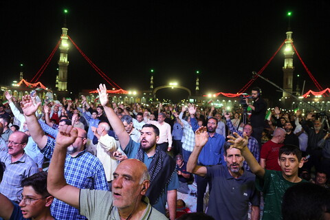 تصاویر/ اجتماع لشکریان صاحب الزمان(عج) در مسجد مقدس جمکران