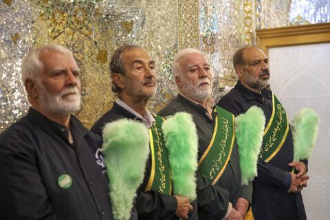 تصاویر| آیین غبارروبی حرم مطهر سیدعلاالدین حسین(ع) با حضور خبرنگاران