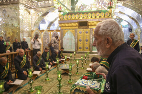 تصاویر| آیین غبارروبی حرم مطهر سیدعلاالدین حسین(ع) با حضور خبرنگاران