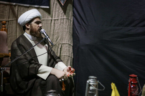 تصاویر/ مراسم شبی با شهدا در دوره میثاق طلبگی حوزه علمیه استان همدان