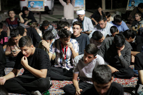 تصاویر/ مراسم شبی با شهدا در دوره میثاق طلبگی حوزه علمیه استان همدان