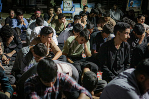 تصاویر/ مراسم شبی با شهدا در دوره میثاق طلبگی حوزه علمیه استان همدان