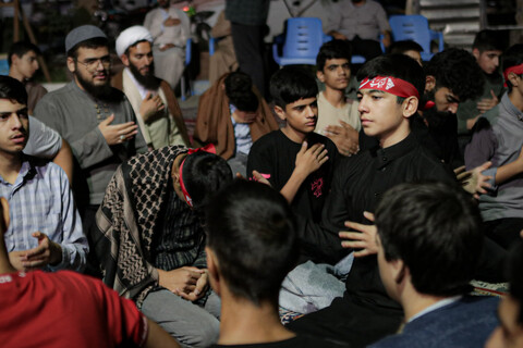 تصاویر/ مراسم شبی با شهدا در دوره میثاق طلبگی حوزه علمیه استان همدان