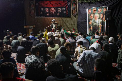 تصاویر/ مراسم شبی با شهدا در دوره میثاق طلبگی حوزه علمیه استان همدان