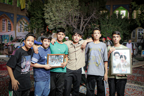 تصاویر/ مراسم شبی با شهدا در دوره میثاق طلبگی حوزه علمیه استان همدان