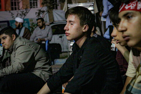 تصاویر/ مراسم شبی با شهدا در دوره میثاق طلبگی حوزه علمیه استان همدان