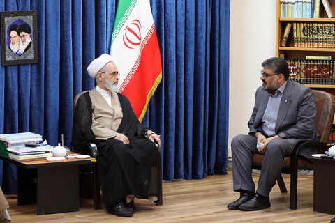 تصاویر/ دیدار رئیس مرکز وکلا، کارشناسان رسمی و مشاوران خانواده قوه قضائیه با آیت الله اعرافی