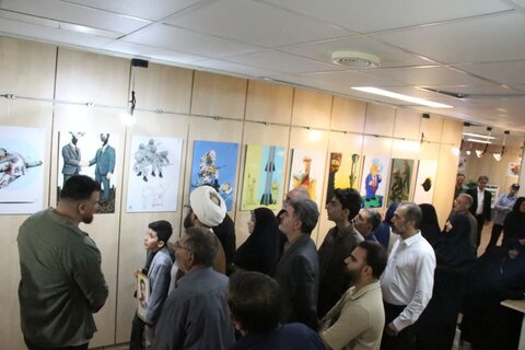 تصاویر افتتاحیه جشنواره ملی کارتون و کاریکاتور ای ایران در خرم آباد