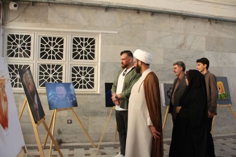 تصاویر افتتاحیه جشنواره ملی کارتون و کاریکاتور ای ایران در خرم آباد