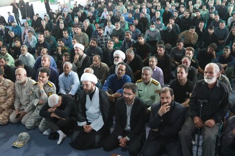 تصاویر/ تشییع پیکر شهید سرهنگ پاسدار «رحیم محمدی» در زرند