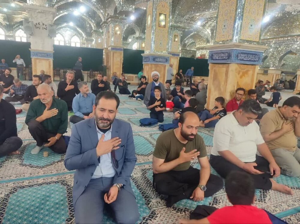 سوگواره شهادت امام حسن عسکری علیهالسلام در کربلای ایران برگزار شد+ عکس