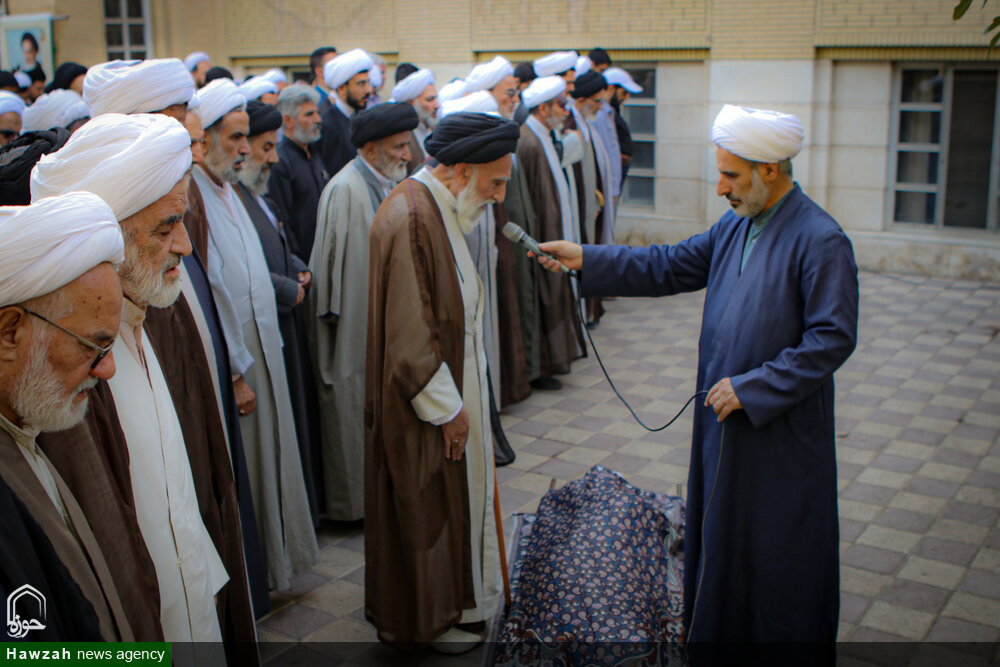 فیلم| مراسم تشییع و اقامه نماز بر پیکر مرحوم حجت الاسلام و المسلمین محمد سلیمیان