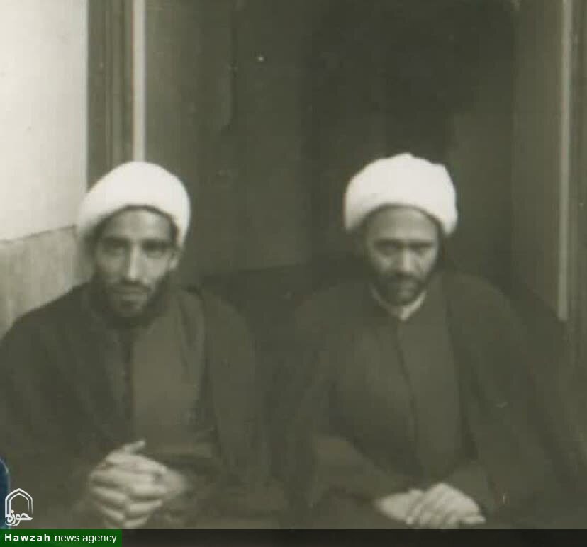 مرحوم سلیمیان در کنار مرحوم مروج