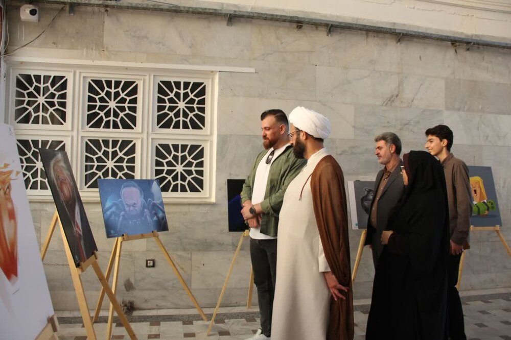 تصاویر/ افتتاحیه جشنواره ملی کارتون و کاریکاتور ای ایران در خرم آباد