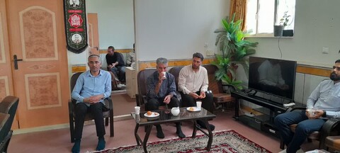 دیدار اعضای ستاد نماز جمعه صائین‌قلعه با امام جمعه این شهرستان