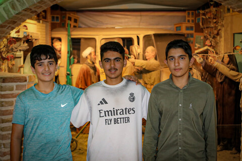 تصاویر/بازدید داوطلبان حوزه علمیه استان همدان از باغ موزه دفاع مقدس همدان