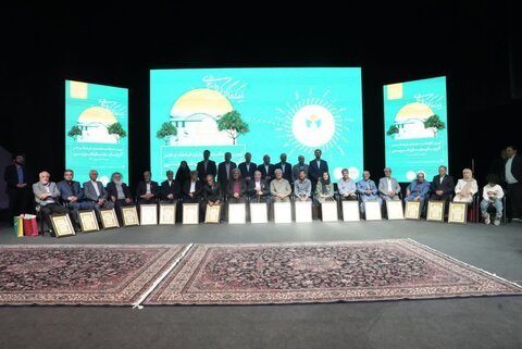 تصاویر/ آیین نکوداشت نامداران فرهنگ و هنر آذربایجان‌غربی