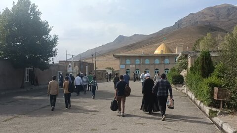 تصاویر/ اردوی زیارتی و سیاحتی طلاب خوی به روستای ممش خان