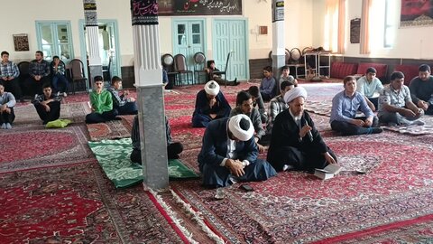 تصاویر/ اردوی زیارتی و سیاحتی طلاب خوی به روستای ممش خان