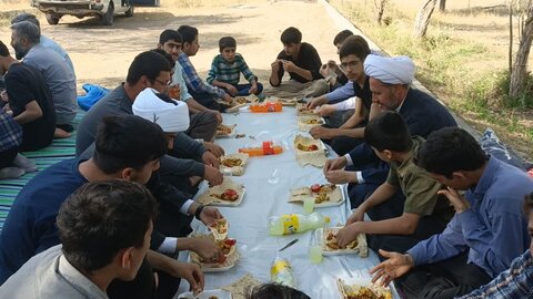 تصاویر/ اردوی زیارتی و سیاحتی طلاب خوی به روستای ممش خان