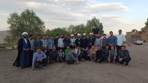 تصاویر/ اردوی زیارتی و سیاحتی طلاب خوی به روستای ممش خان