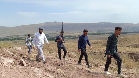تصاویر/ اردوی زیارتی و سیاحتی طلاب خوی به روستای ممش خان