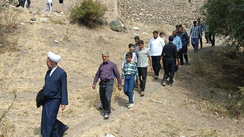 تصاویر/ اردوی زیارتی و سیاحتی طلاب خوی به روستای ممش خان