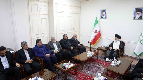 تصاویر/ وزیر میراث فرهنگی، گردشگری و صنایع دستی با آیت الله حسینی بوشهری