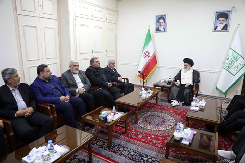 تصاویر/ وزیر میراث فرهنگی، گردشگری و صنایع دستی با آیت الله حسینی بوشهری