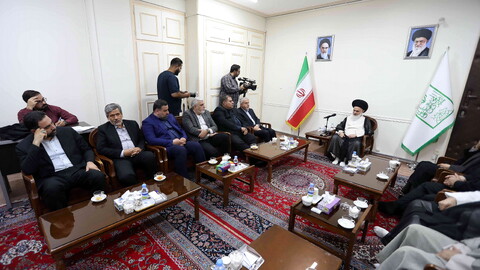تصاویر/ وزیر میراث فرهنگی، گردشگری و صنایع دستی با آیت الله حسینی بوشهری